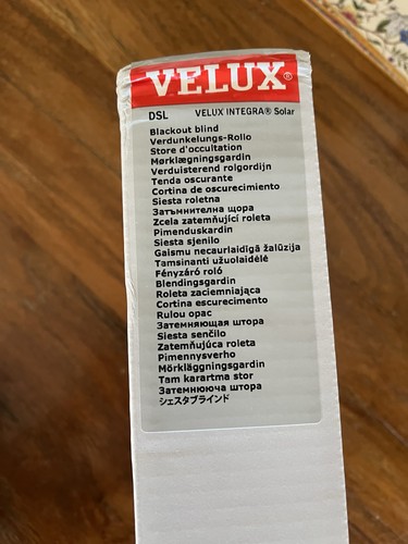 Velux blackout window blind - blackout,