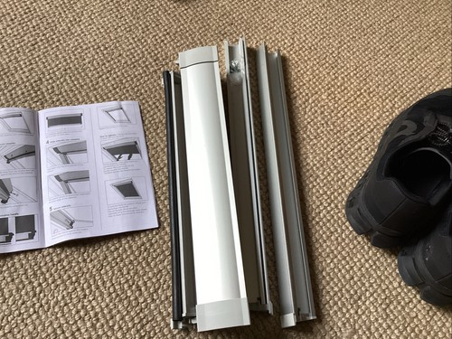 Velux roof light blind - light, black